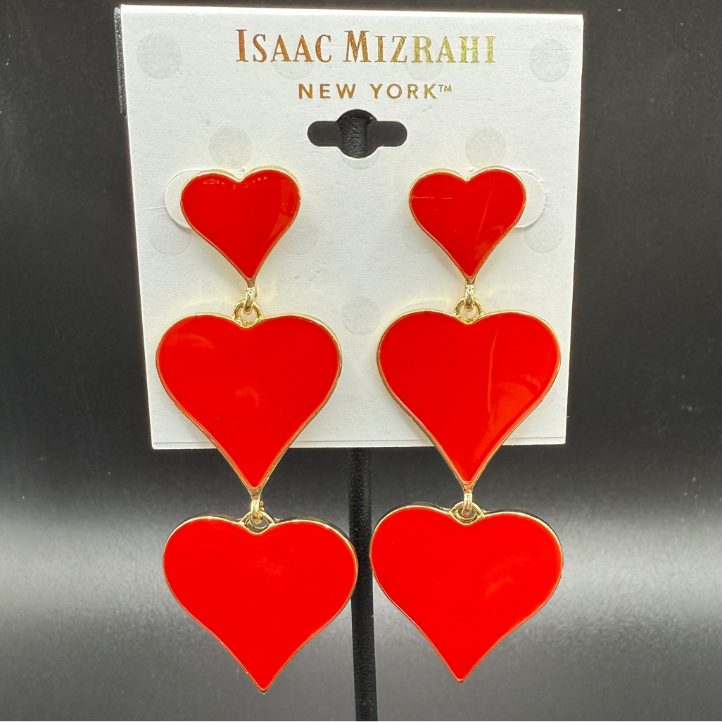 Isaac Mizrahi - Heart Earrings